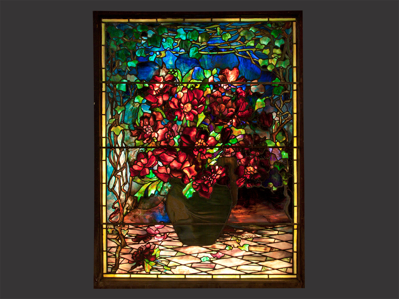 &quot;Still Life with Peonies&quot; Window