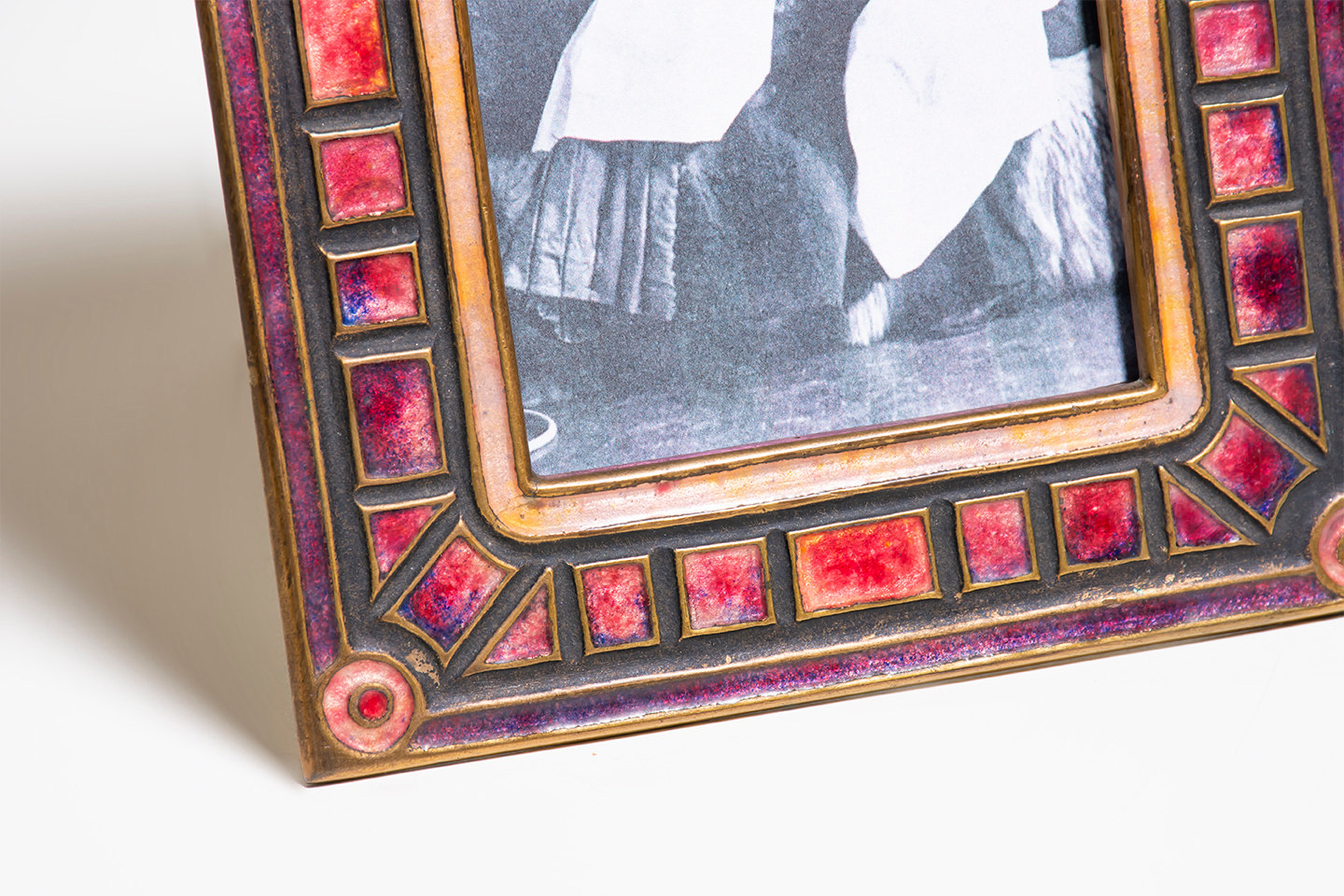 Red &quot;Art Deco&quot; Picture Frame