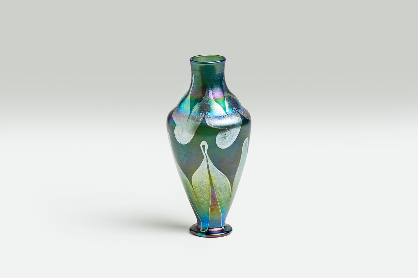 Early Decorated Favrile Glass Vase