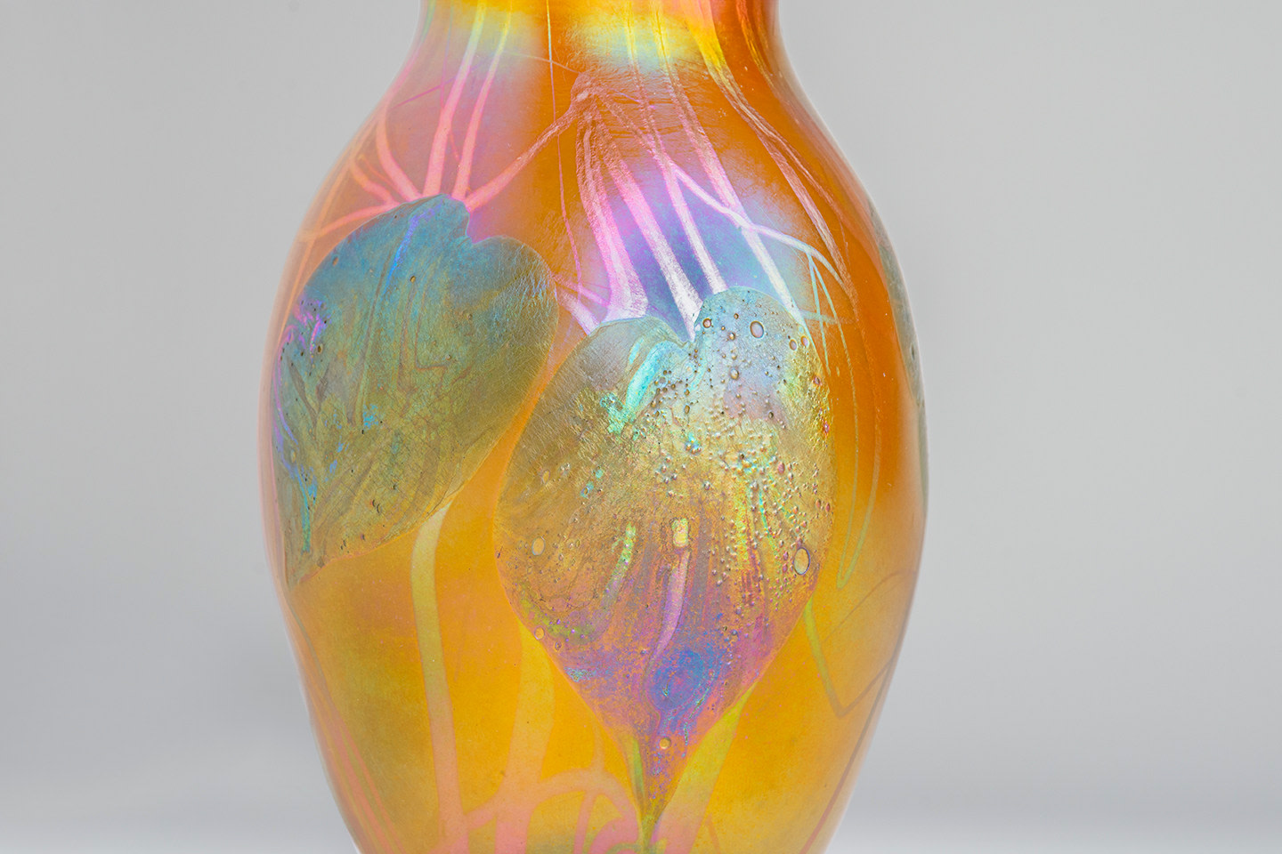 Favrile Glass Vase with Cypriote Decoration