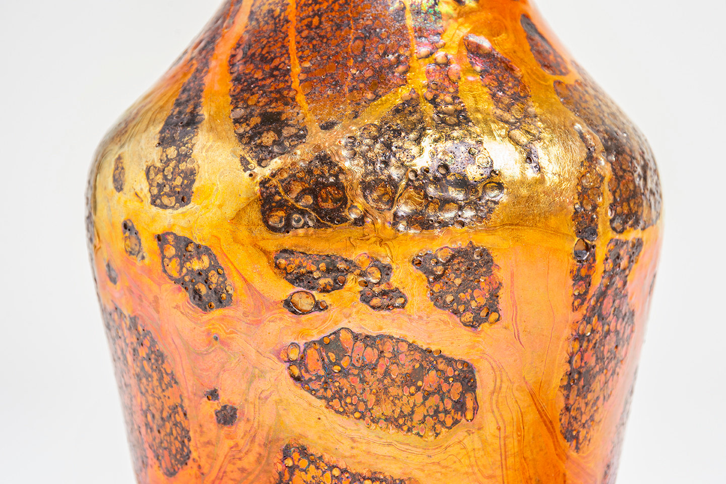 Cypriote Vase with Lava Decoration