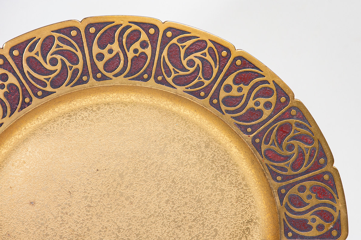 Enameled Calling Card Tray