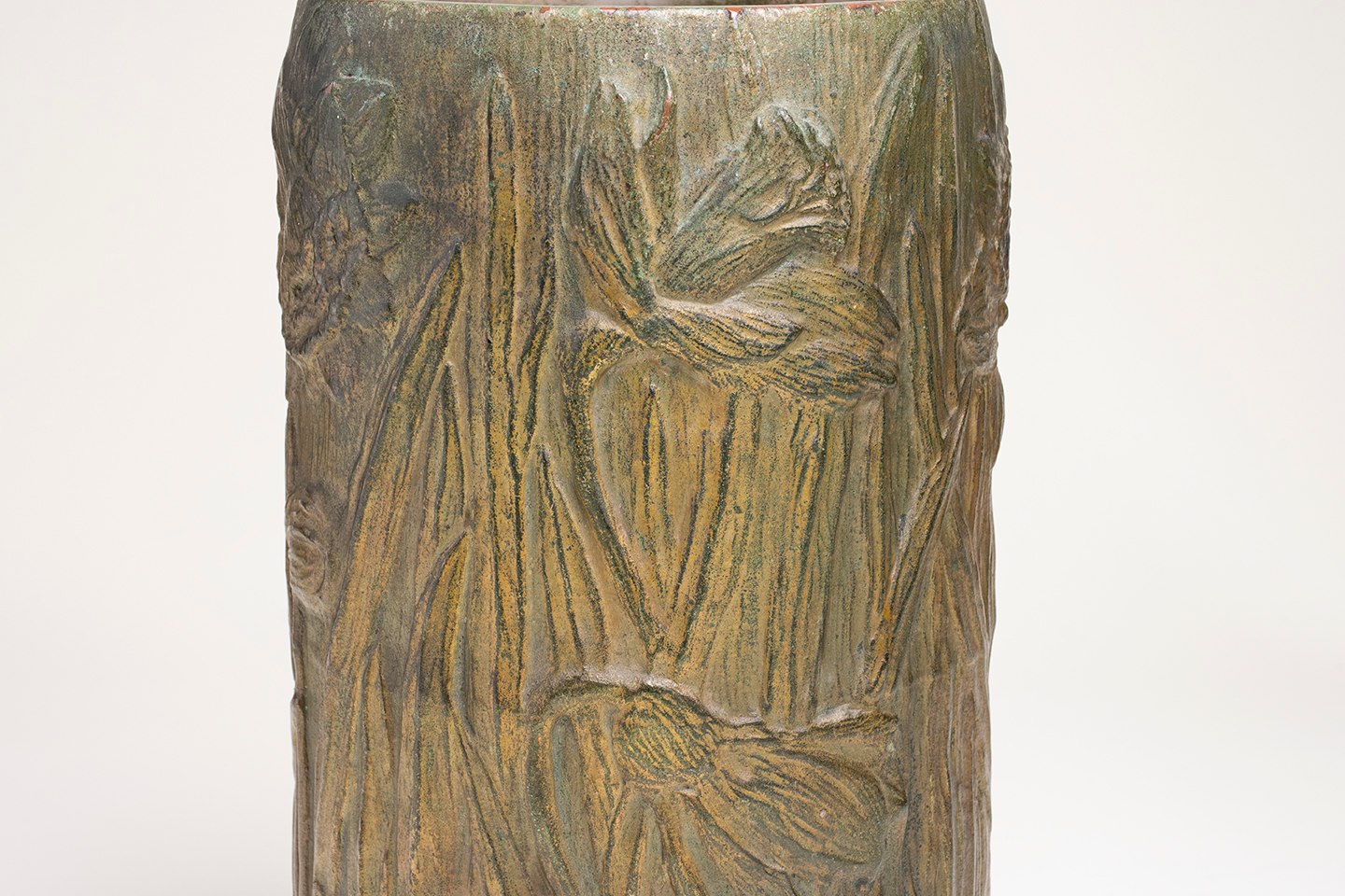 Bronze Pottery &quot;Daffodil&quot; Vase