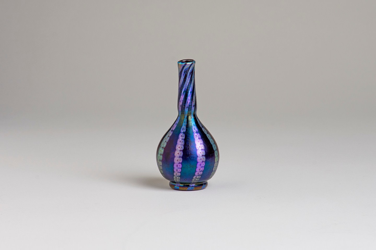 Early Decorated Miniature Favrile Glass Vase