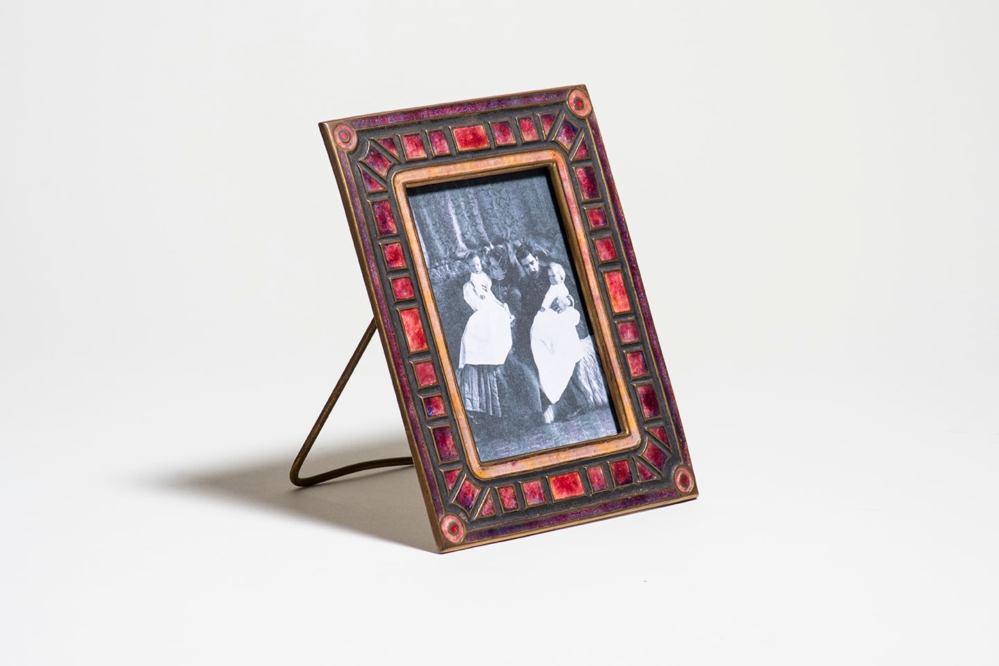 Red &quot;Art Deco&quot; Picture Frame