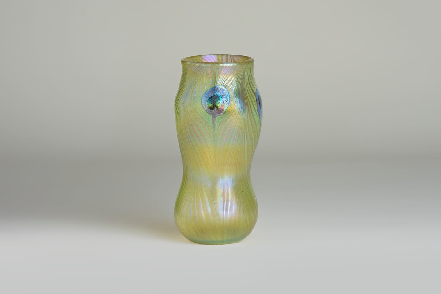 Early Favrile Glass Peacock Vase