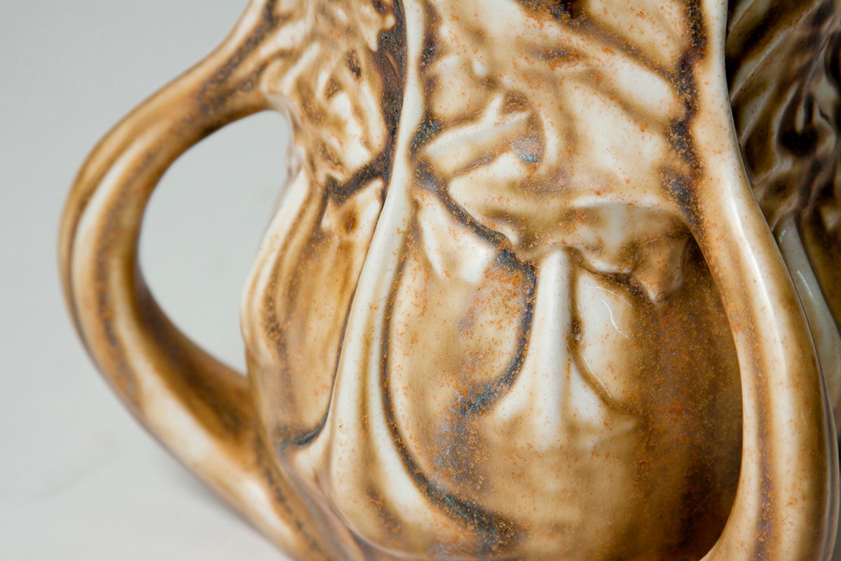 Favrile Pottery Cabbage Vase