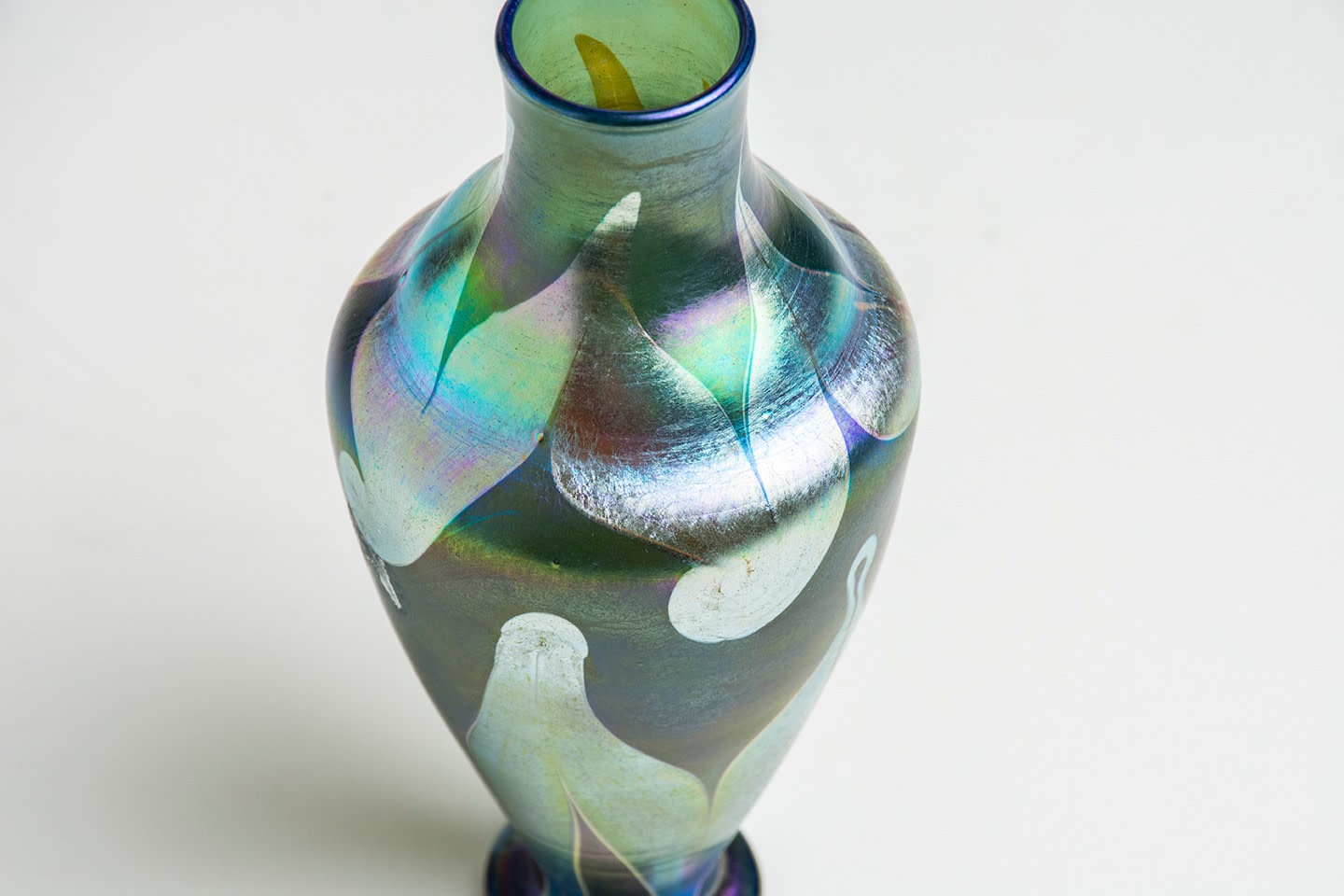 Early Decorated Favrile Glass Vase