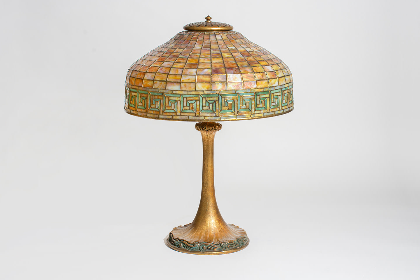 Greek Key Table Lamp