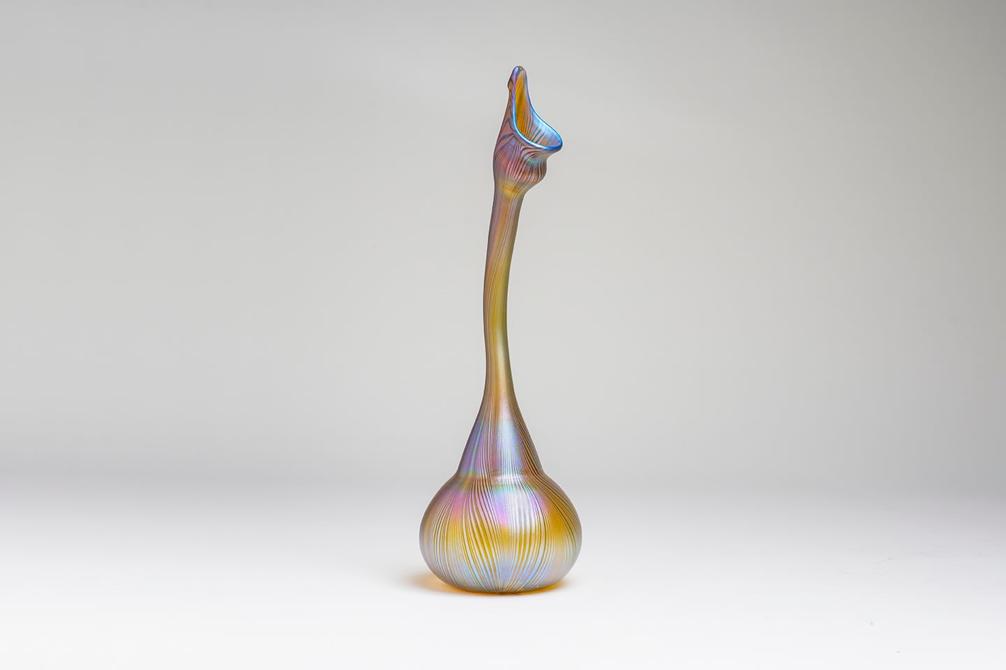 Early Decorated Favrile Glass &quot;Rosewater Sprinkler&quot;