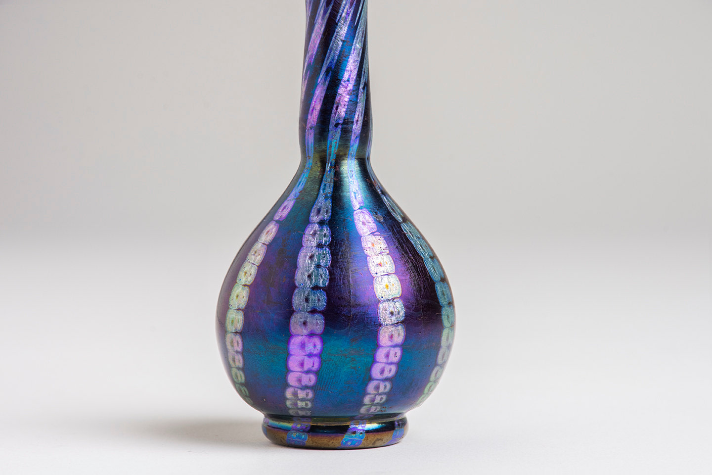 Early Decorated Miniature Favrile Glass Vase