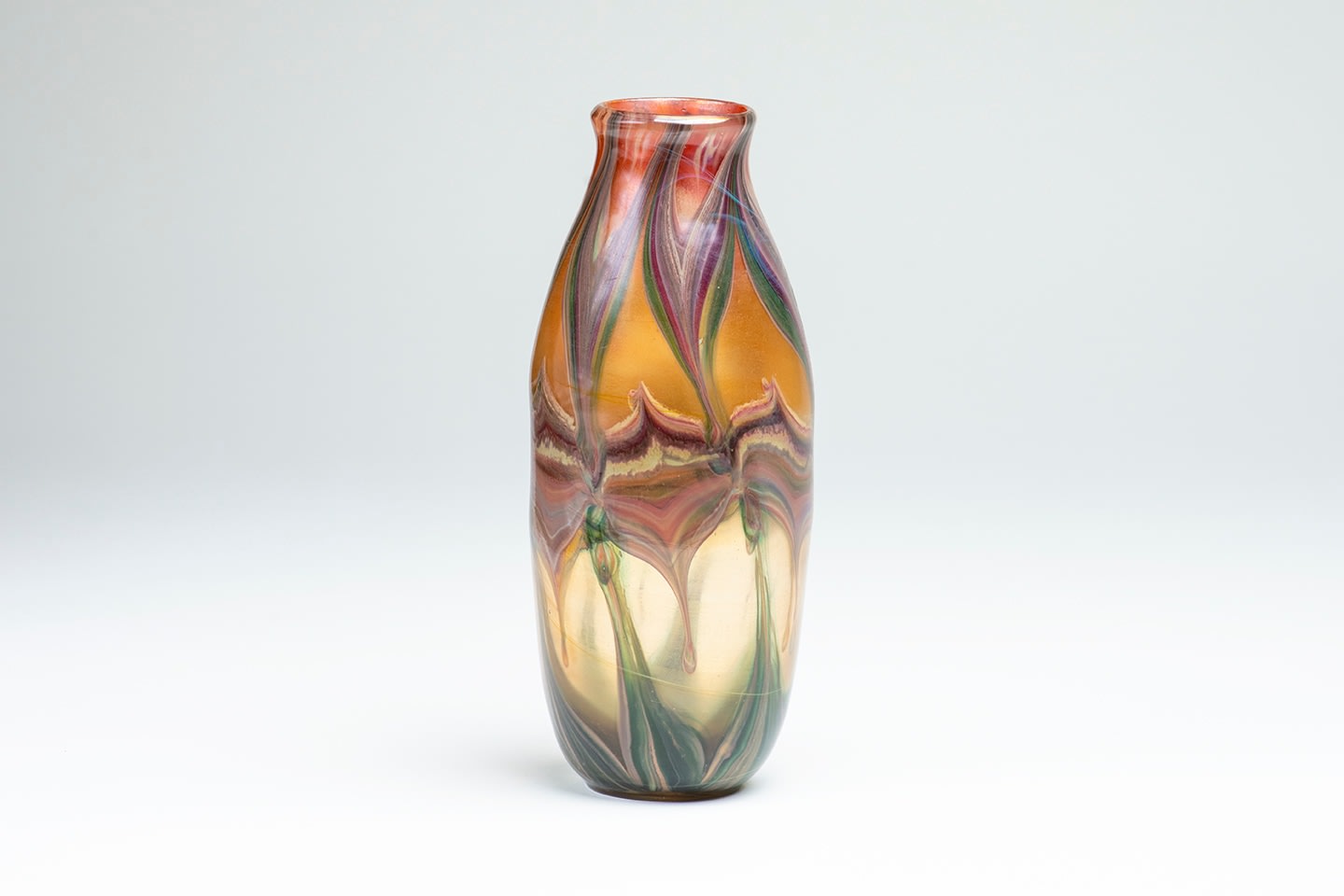 Favrile Glass Paperweight Vase