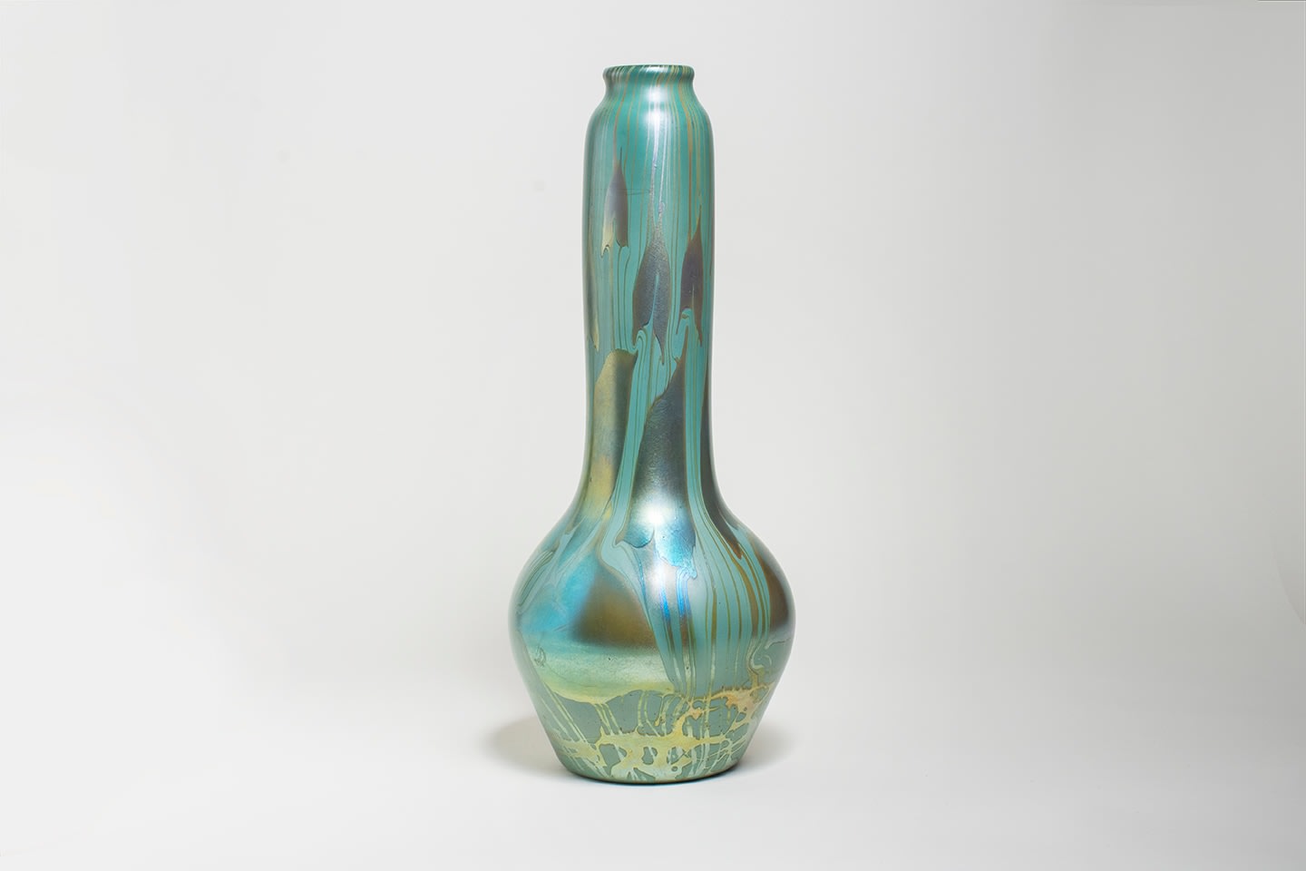 Early Monumental Favrile Glass Vase