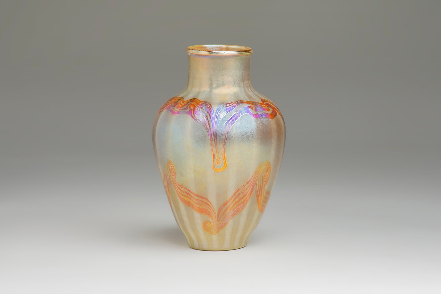 Early Decorated Favrile Glass Vase