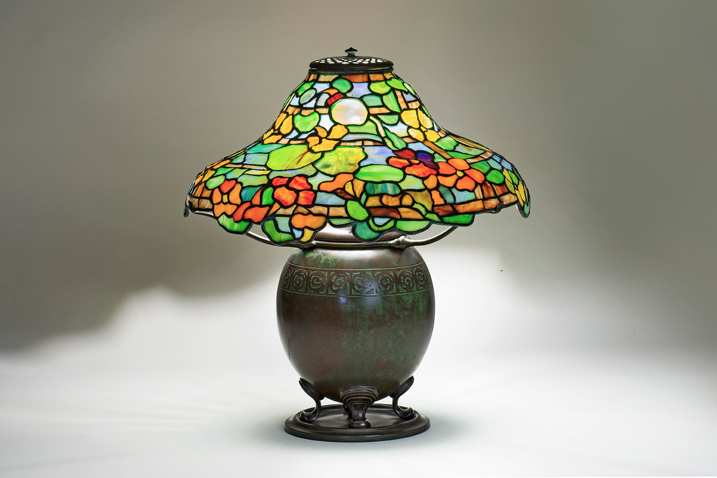 Early Nasturtium Table Lamp