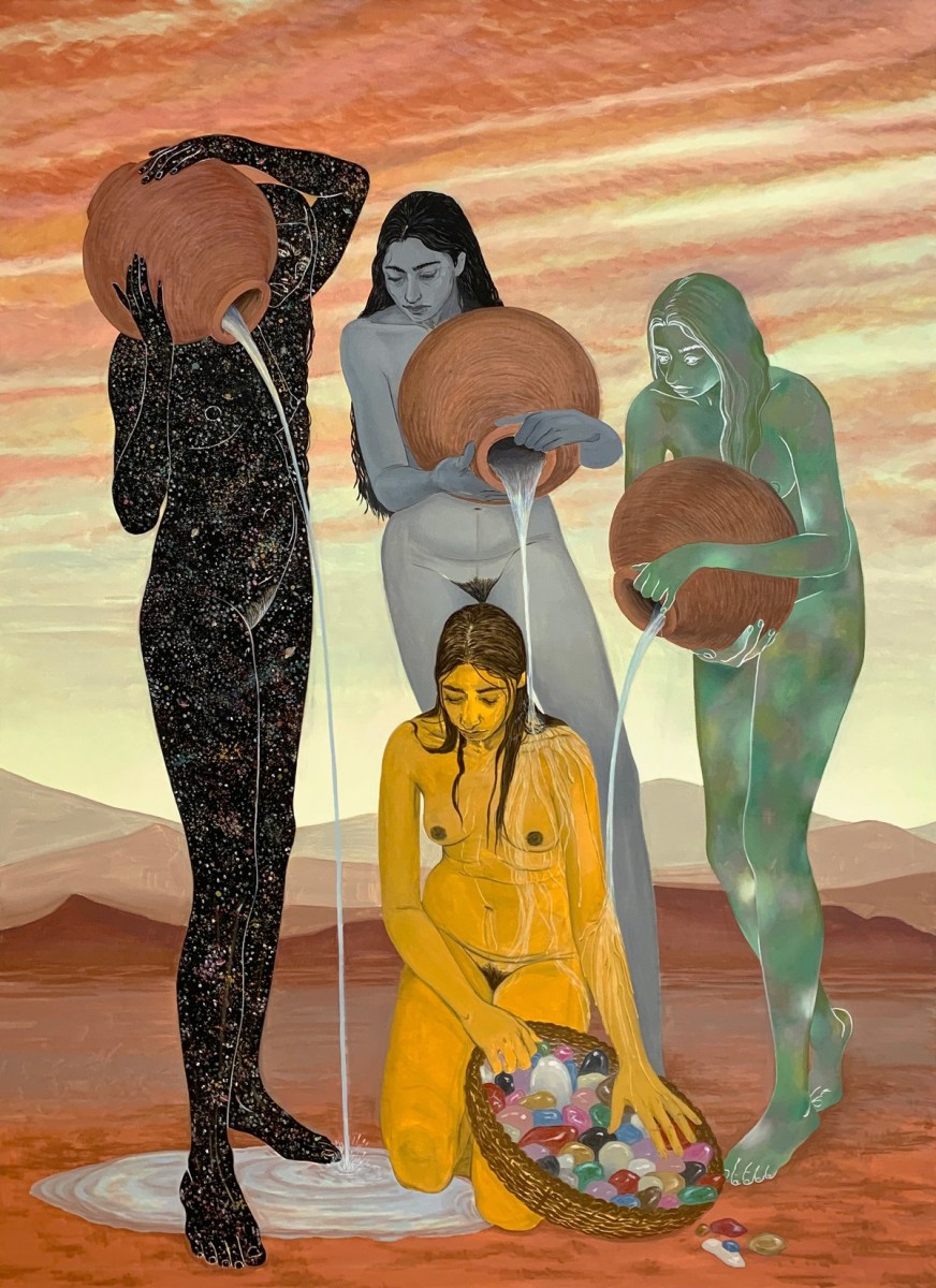 Nadia Waheed, Danaides Redux, 2021
