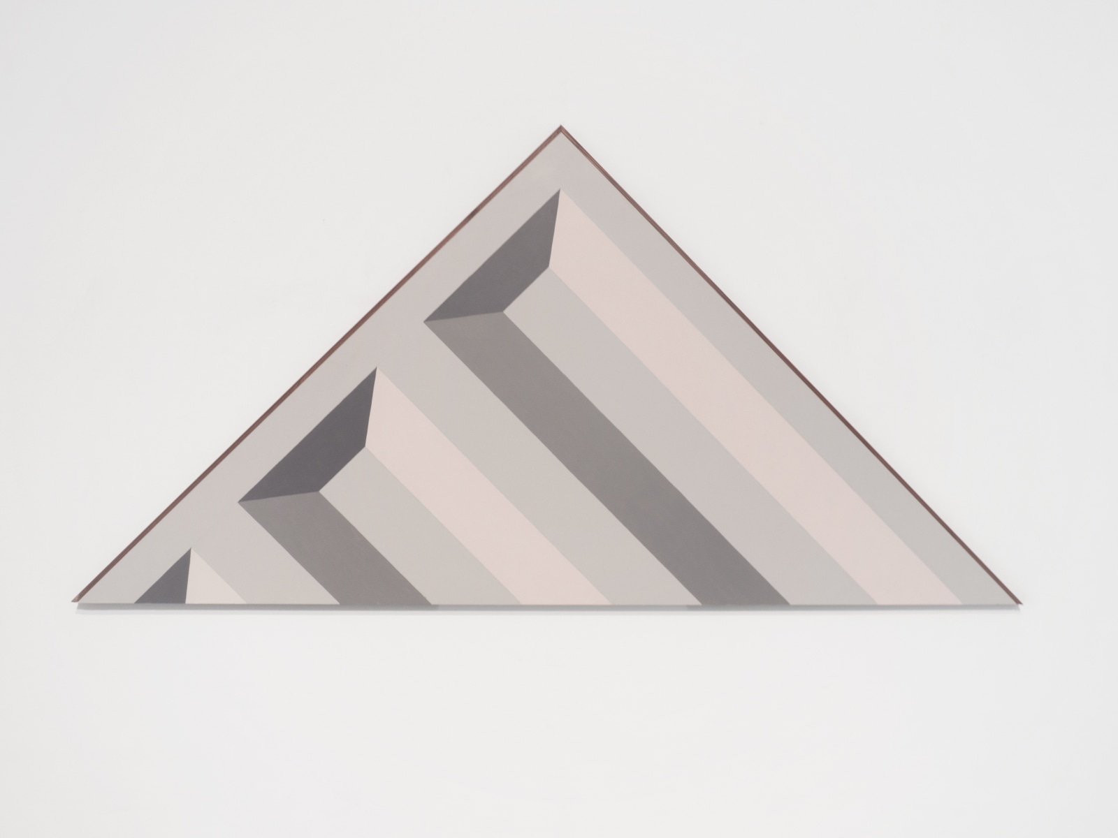 Seher Naveed Tip (Gray), 2021 Painted MDF 30 x 60 in