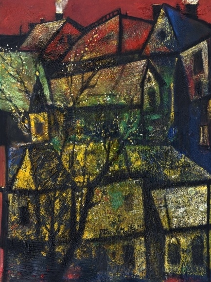 Paresh Maity Winter of Raga 2015 Oil on canvas 48 x 36 in.