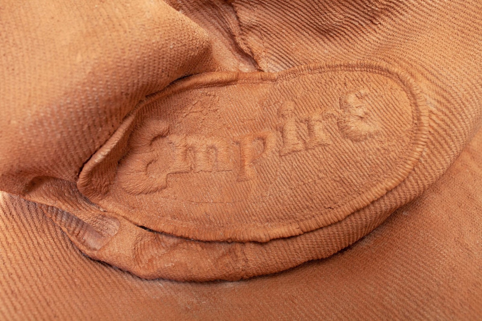 Katja Larsson   Empire (Detail), 2021  Jesmonite, Terracotta  29.53 x 20.87 x 9.84 in