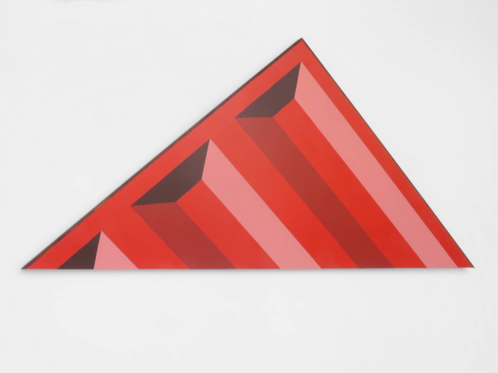 Seher Naveed Tip (Red), 2021 Painted MDF 30 x 60 in