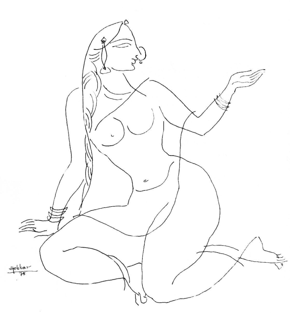 Kattingeri Krishna&nbsp;Hebbar, Untitled, 1978