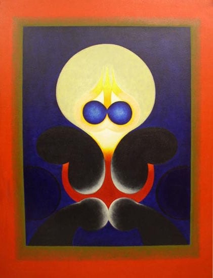 G. R. Santosh UNTITLED 77 1973 Oil on canvas 50 x 40 in