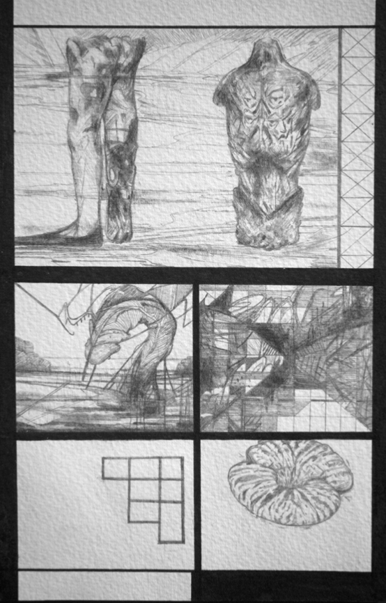 Swagata Bhattacharyya Work No. 5L (Untitled), 2022 Graphite on paper 8.27h x 5.83w in