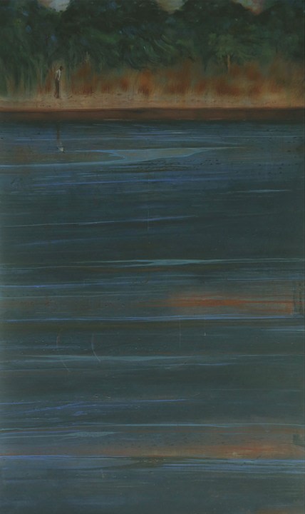 Sujith S.N., Untitled 3, 2018, Watercolor on paper, 71 x 42 in