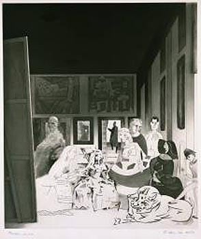 Richard Hamilton PICASSO'S MENINAS 1973 Print on paper 22.5 x 19 in.  NFS