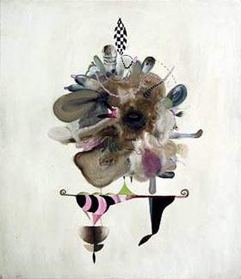 Michael Bauer POL 9 (SIEG BAR) 2005 Oil on canvas 55 x 47 in.