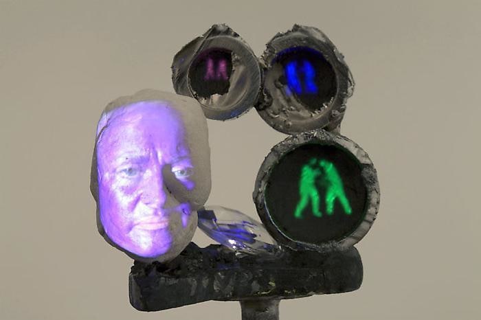 TONY OURSLER Untitled (detail), 2010