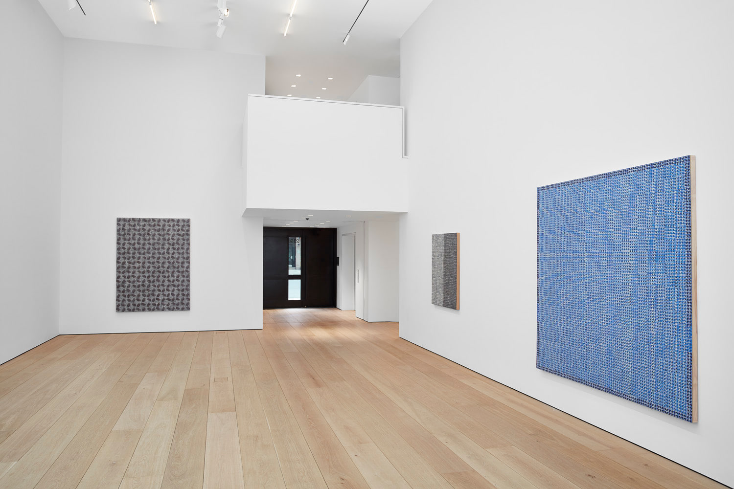 McArthur Binion,&nbsp;Hand:Work Installation view, Lehmann Maupin, New York,&nbsp;2019