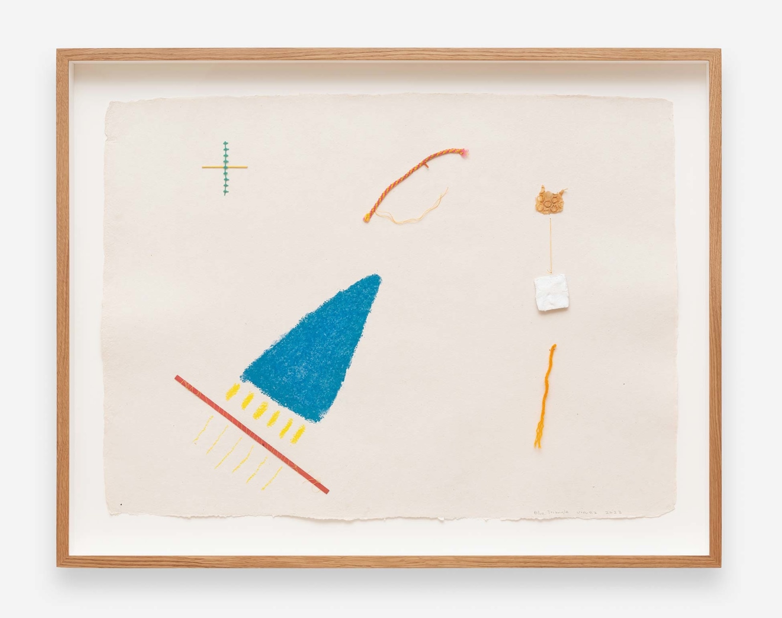 CECILIA VICU&Ntilde;A, Blue Triangle, 2023