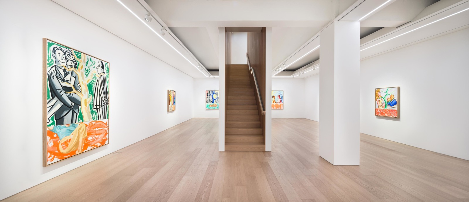 David Salle:&nbsp;World People, Installation View