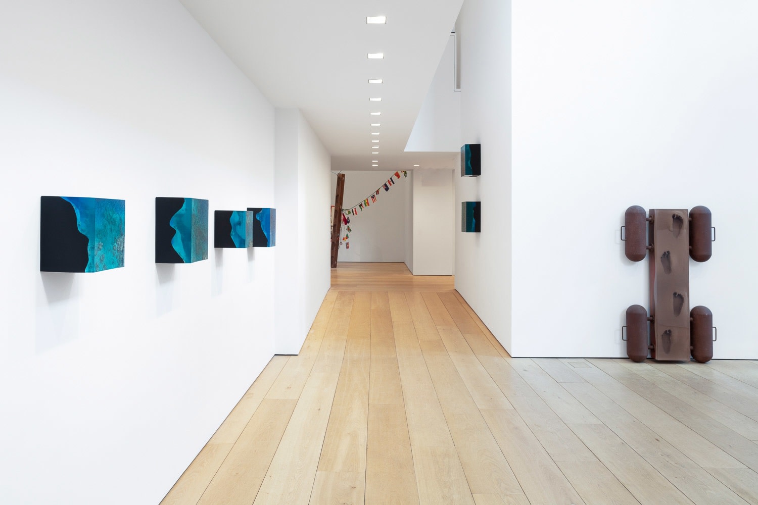 Ashley Bickerton: Seascapes at the End of History, Installation view, New York