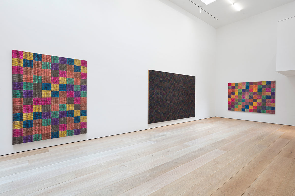 McArthur Binion:&nbsp;Modern:Ancient:Brown, Installation view, New York