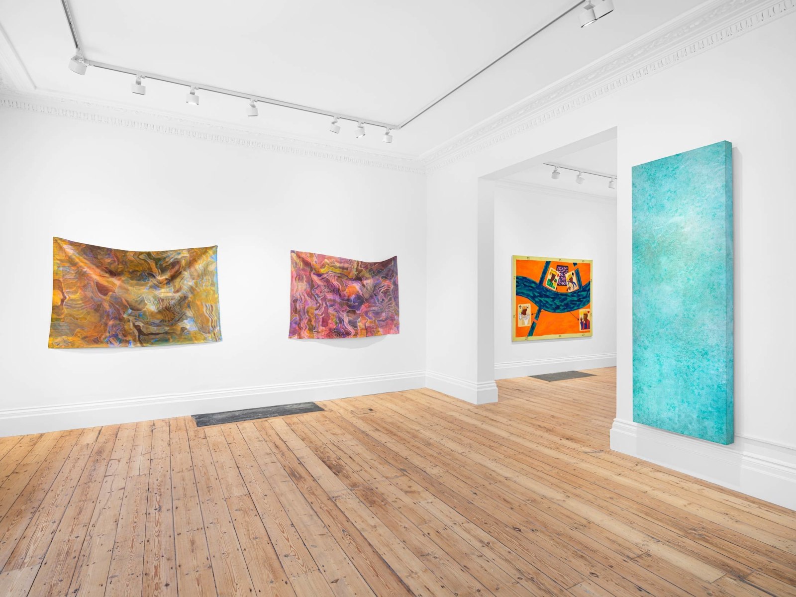 Beneath the Surface: Heidi Bucher, Alex Gardner, Lubaina Himid, Shirazeh Houshiary, Araba Opoku, and Calida Rawles, Installation view