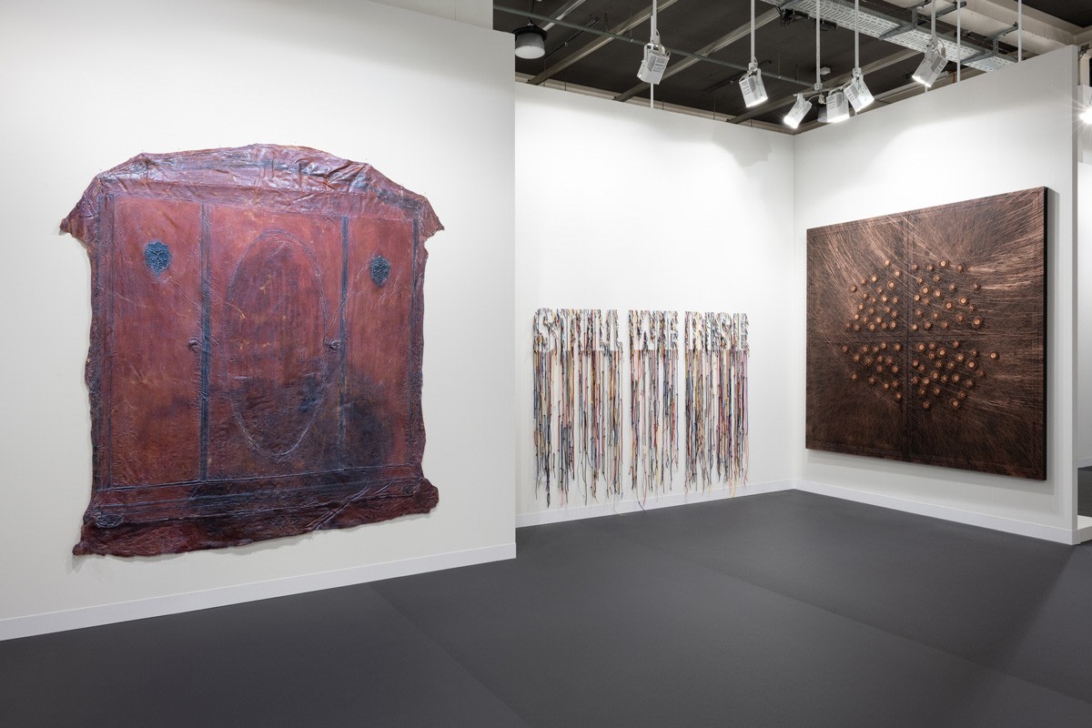 Installation view, Lehmann Maupin, Booth K9, Art Basel, Basel, Switzerland, 2022