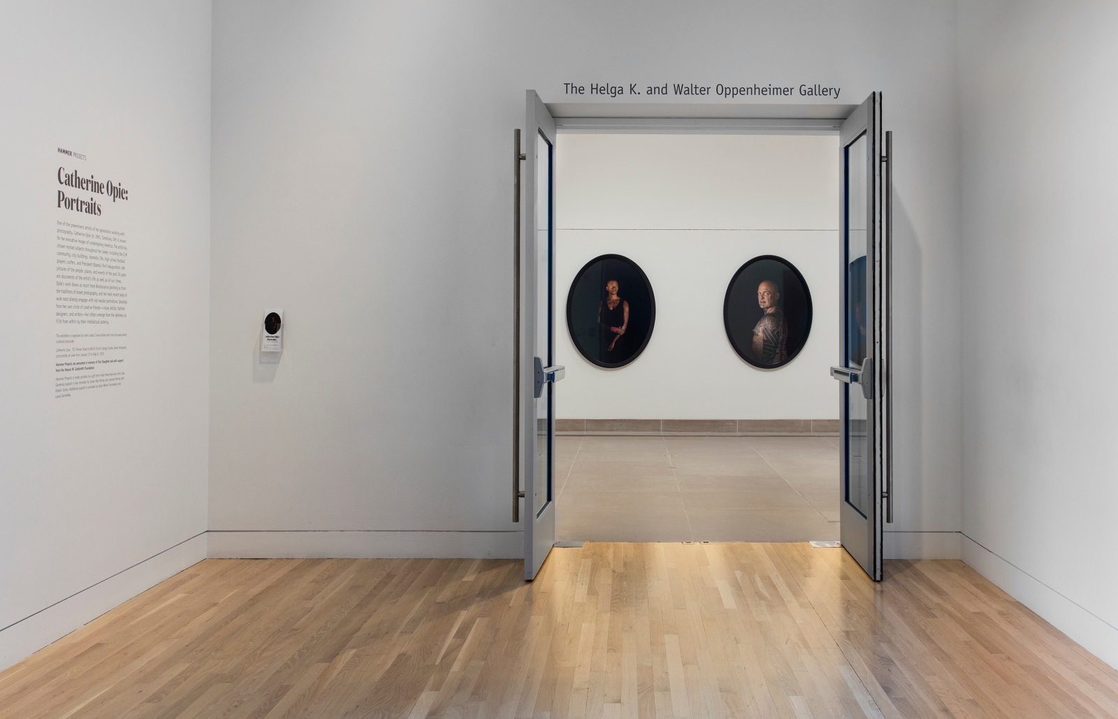 Catherine Opie: Portraits, Installation view, Hammer Museum, Los Angeles, CA