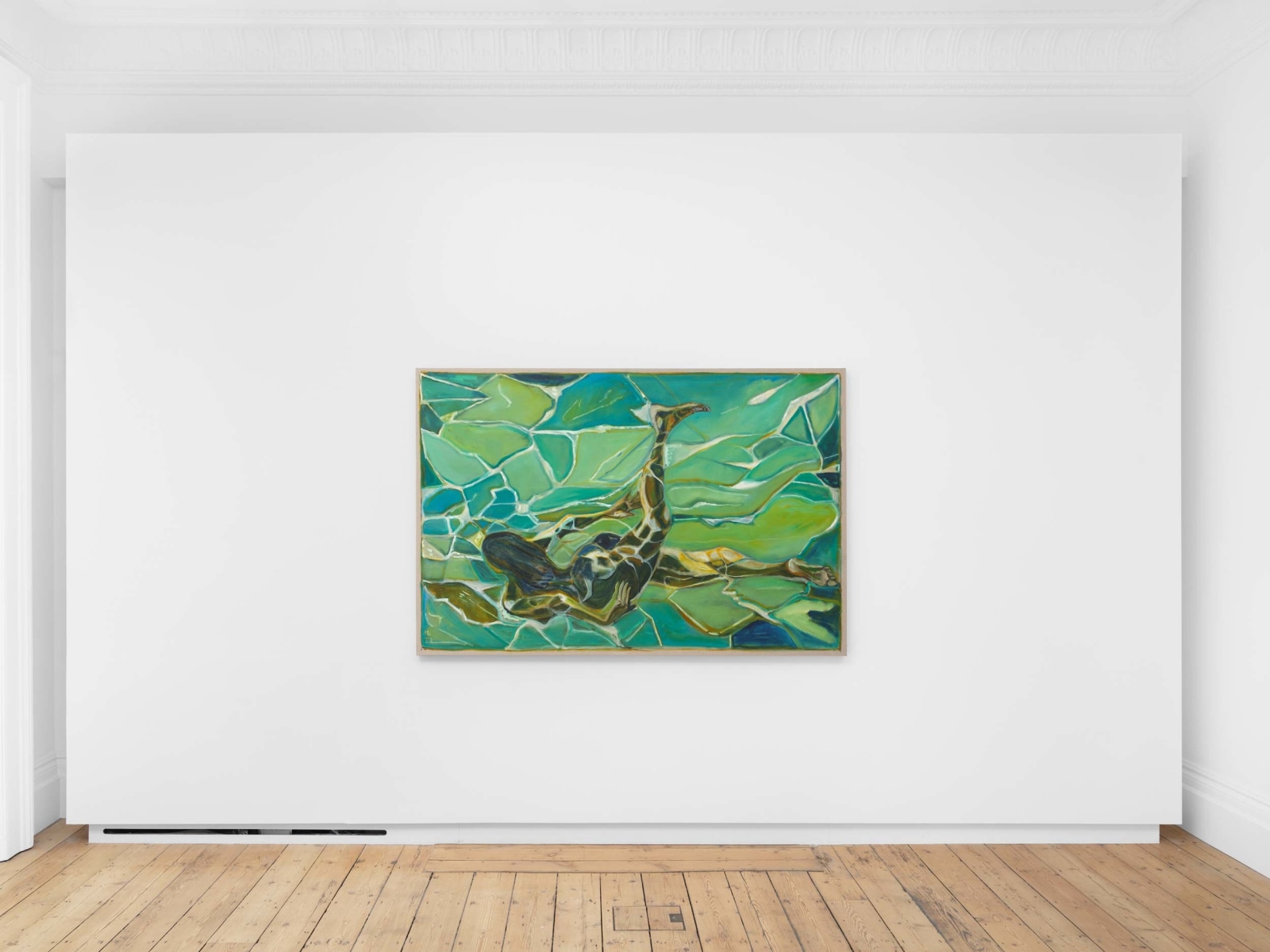 Billy Childish:&nbsp;where the black water slid, Installation View