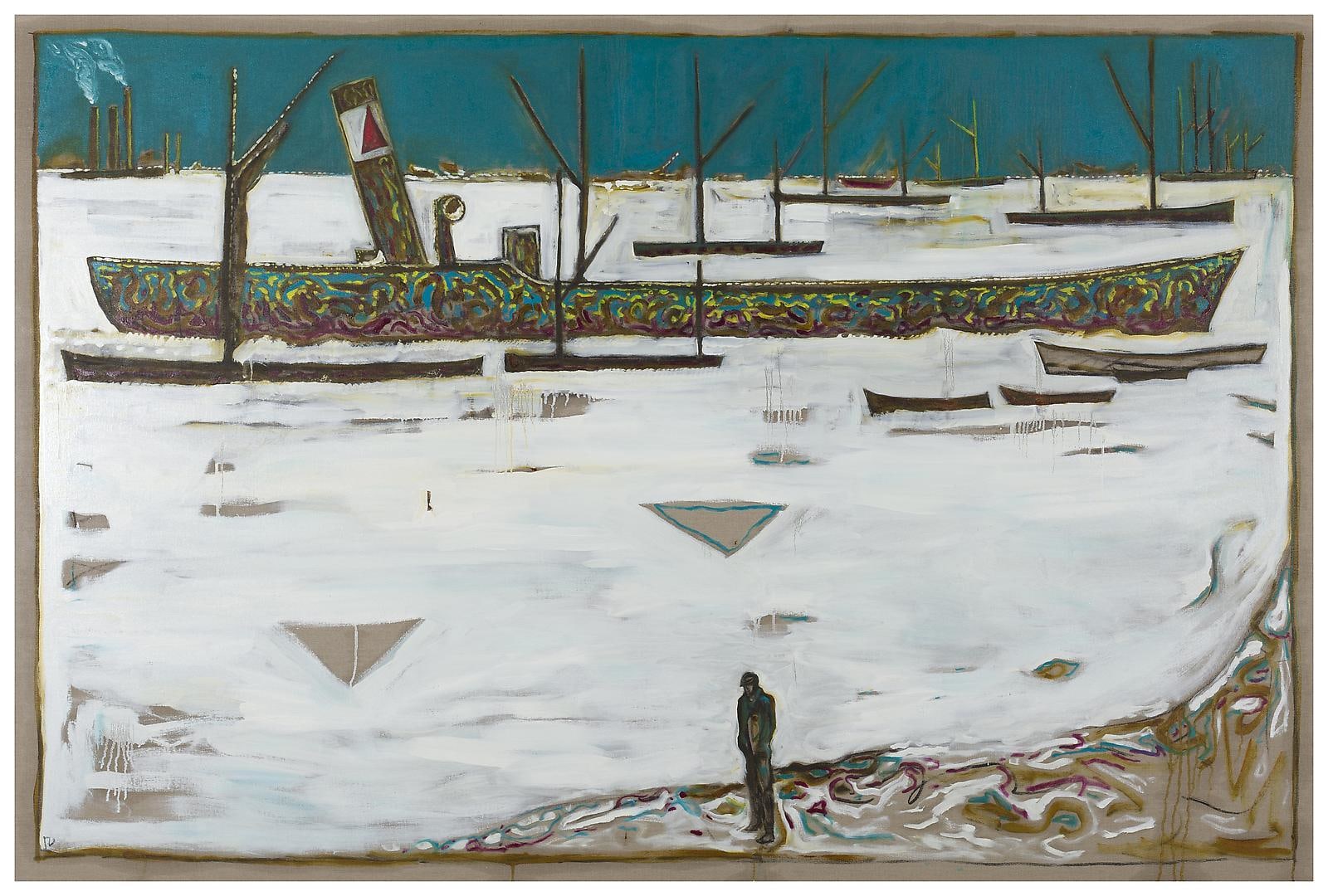 BILLY CHILDISH Frozen Estuary - Off Chatham, 1895 (Version Y), 2012