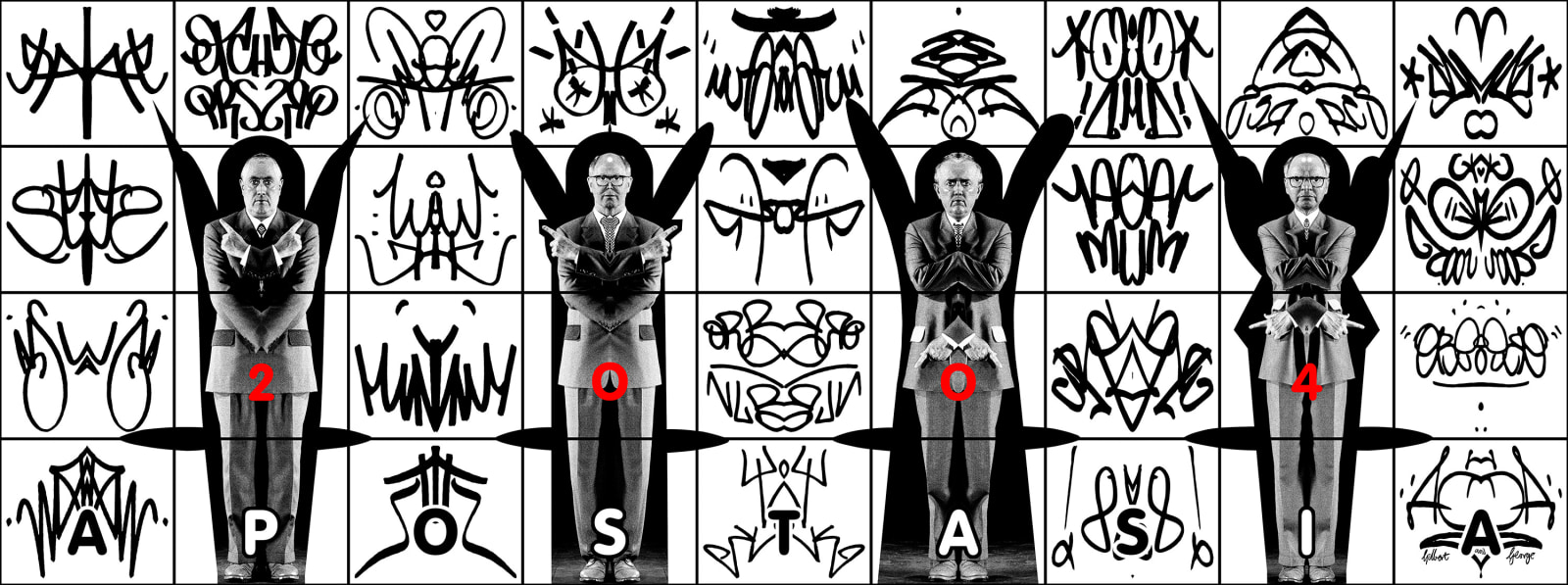 GILBERT &amp;amp; GEORGE, Apostasia, 2004