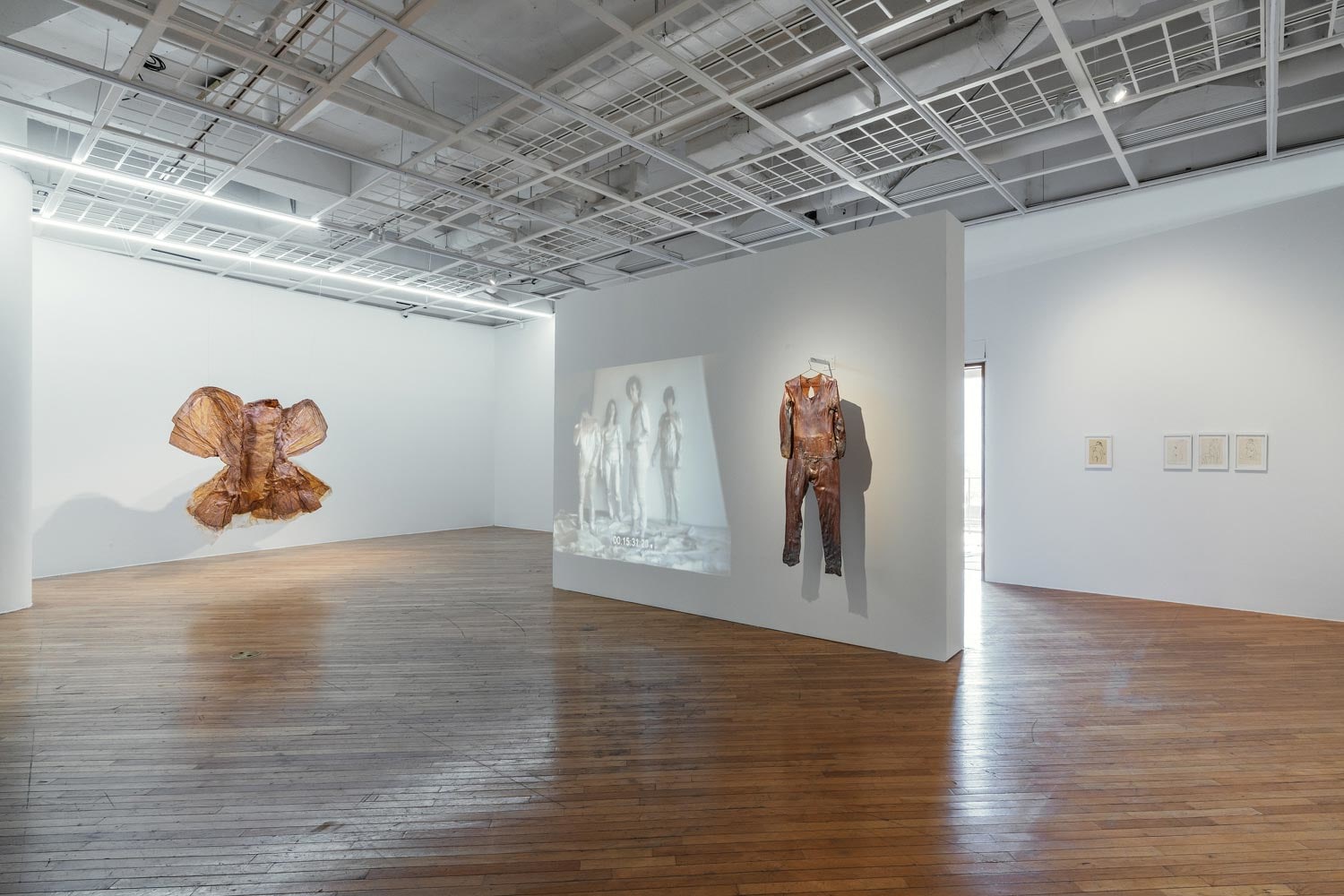 Heidi Bucher: Spaces are Shells, are Skins, Installation view