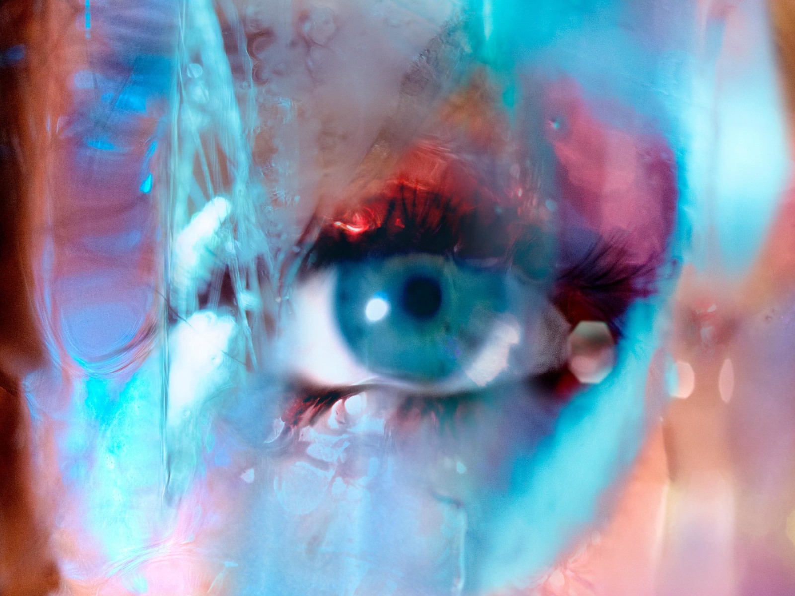 MARILYN MINTER, Red White and Blue, 2022-23