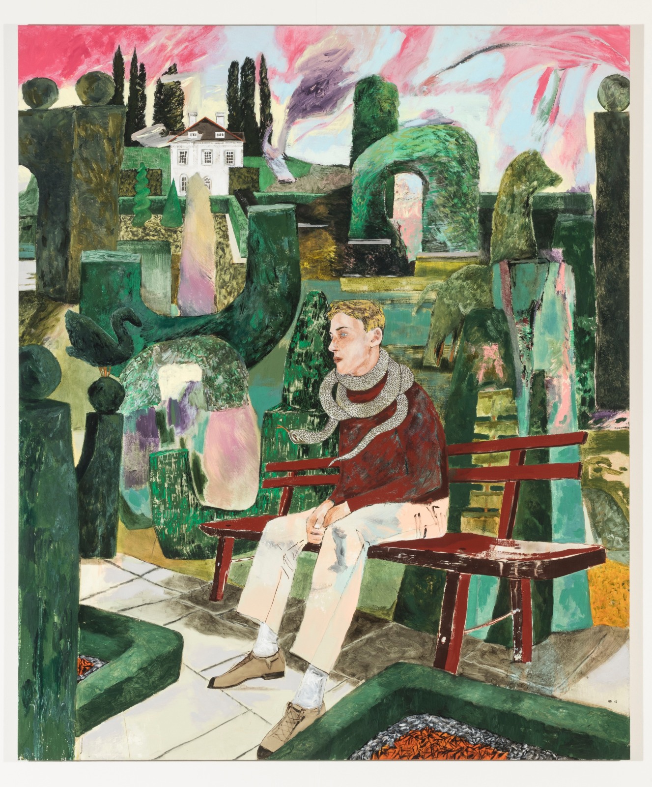 HERNAN BAS, The gardener&#039;s scarf, 2018