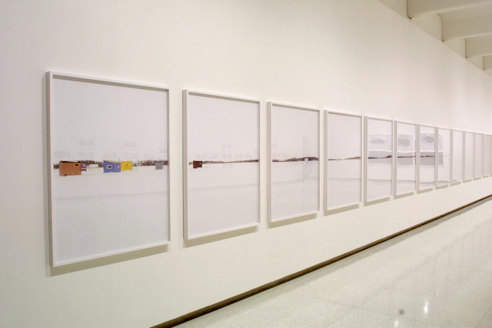  Installation view of Catherine Opie:&nbsp;Skyways &amp;amp; Icehouses&nbsp;at the Walker Art Center, Minneapolis