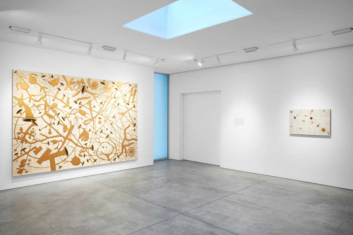 Tim Rollins and K.O.S.,&nbsp;Workshop, Installation view at&nbsp;Lehmann Maupin, New York