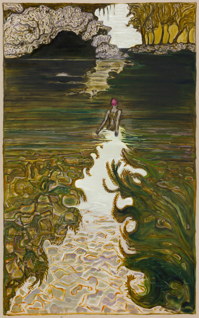 BILLY CHILDISH, cave, light and island, 2020