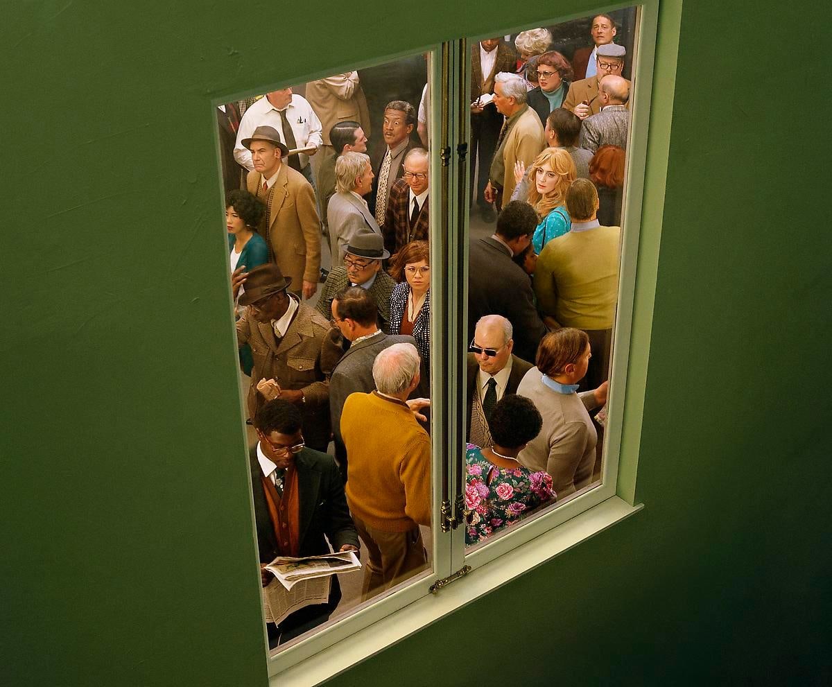 ALEX PRAGER Crowd #5 (Washington Square West), 2013