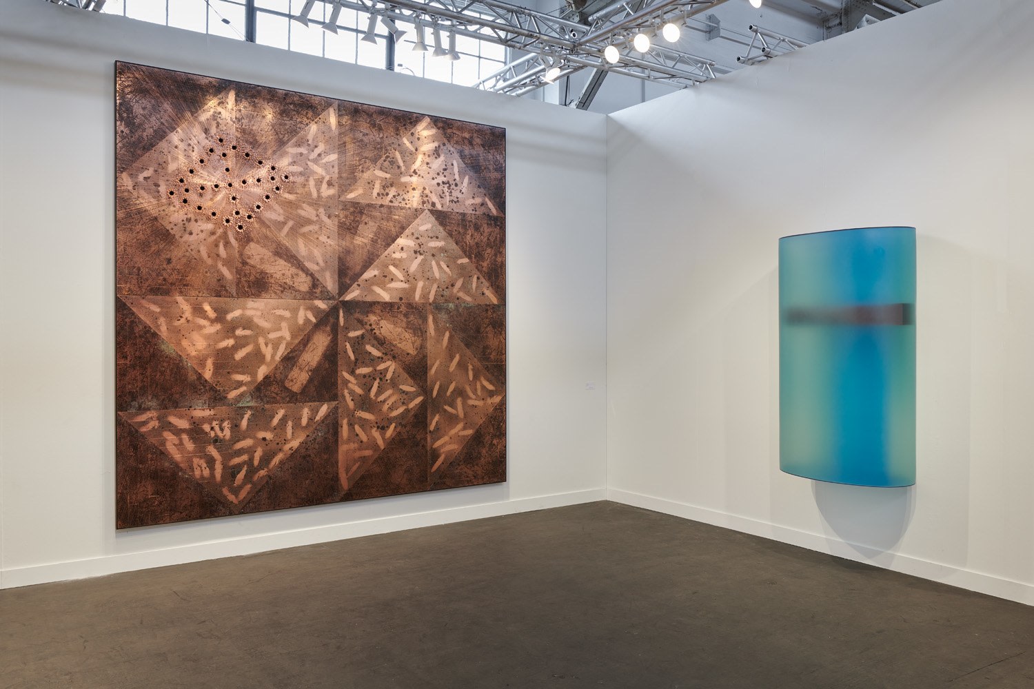 Installation view of Lehmann Maupin's booth at FOG art fair 2020, view 3